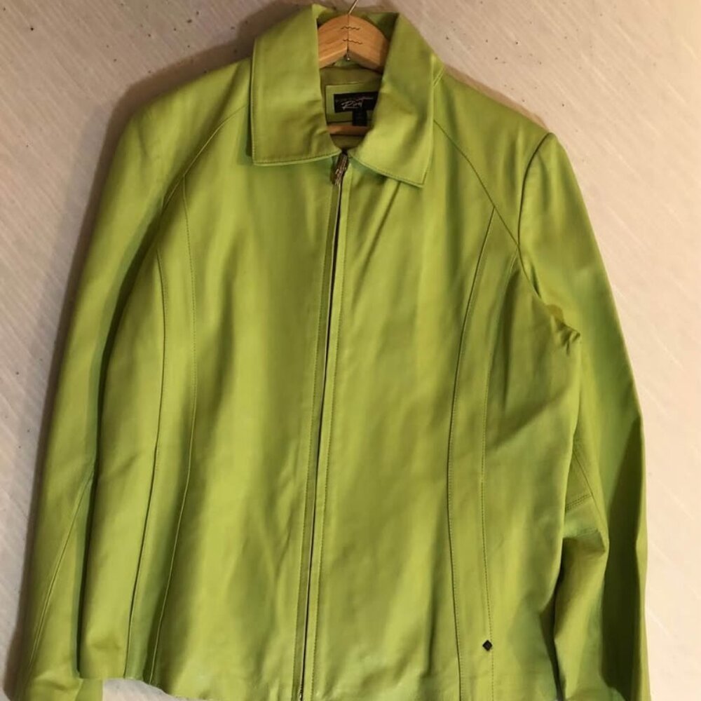 nvgard collection womens xl 18-20 lime green jacket